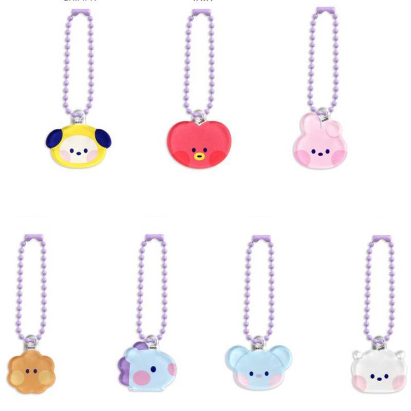 Móc Chìa Khóa Hình Nhân Vật BT21 Dễ Thương Dùng Trang Trí