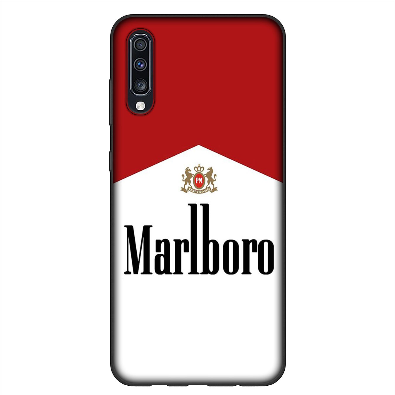 Ốp điện thoại silicon mềm in hình marlboro cho Samsung Galaxy A9 A8 A7 A6 Plus J8 2018 + A21S A70 M20 A6+ A8+