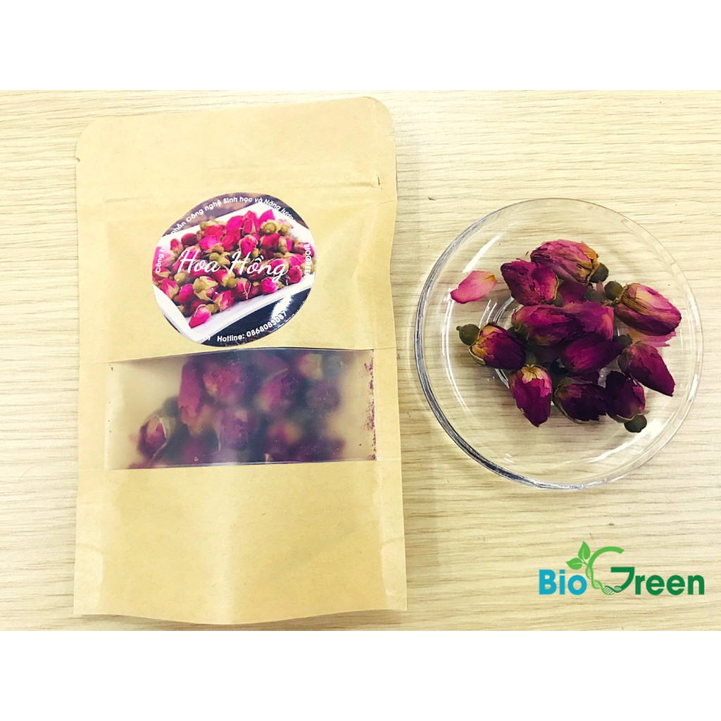 Hoa hồng khô Lan Châu Loại 1 làm đẹp da 50 gram | BigBuy360 - bigbuy360.vn