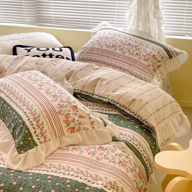Bộ chăn ga gối Vintage