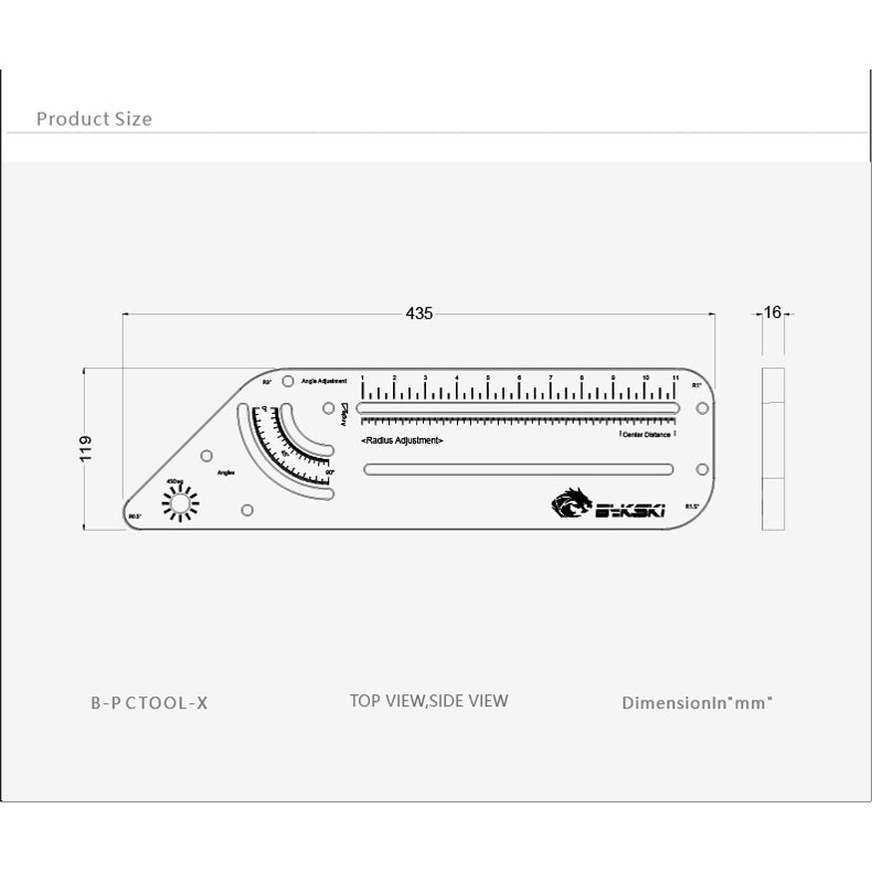 Bykski đa góc acrylic / pmma / petg ống cứng cứng uốn cong Máy tính làm mát nước máy tính/B-PCTOOL-X