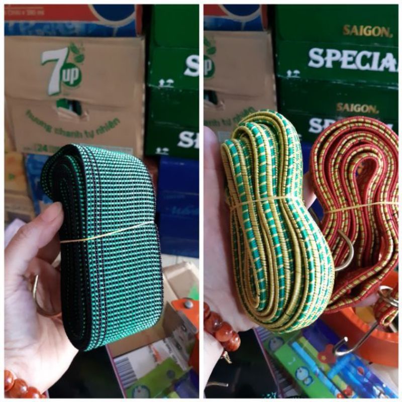 DÂY RÀNG HÀNG, DÂY BĂNG HÀNG CHỞ ĐỒ XE MÁY 1.5M-2M
