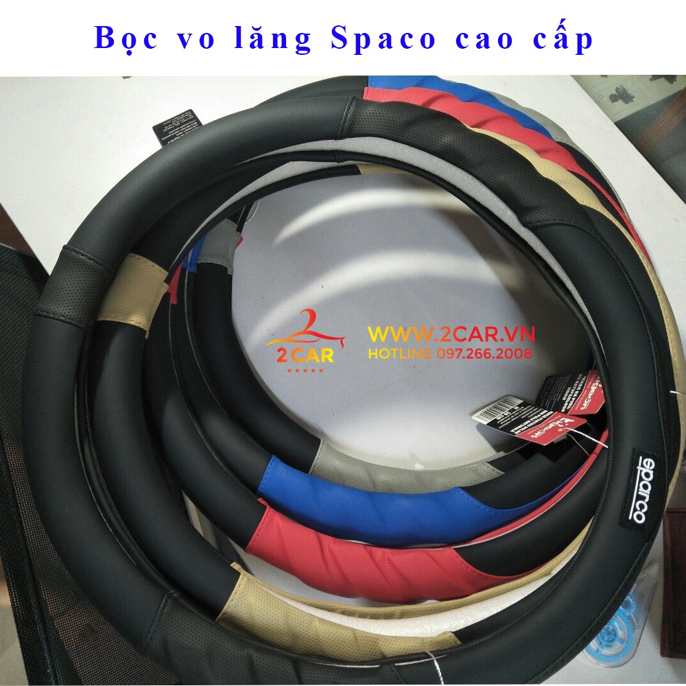 Bọc vô lăng Sparco xe ô tô loại chữ nhỏ