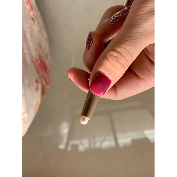 ❤️Bút kẻ bọng mắt , mắt cười 2 đầu nhũ màu nâu và nhũ trắng nét vẽ to mờ tự nhiên không lộ không quá lố-KBM2D00