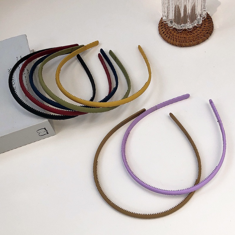 Băng đô bằng acrylic nhiều màu sắc thời trang phong cách Hàn Quốc cho nữ