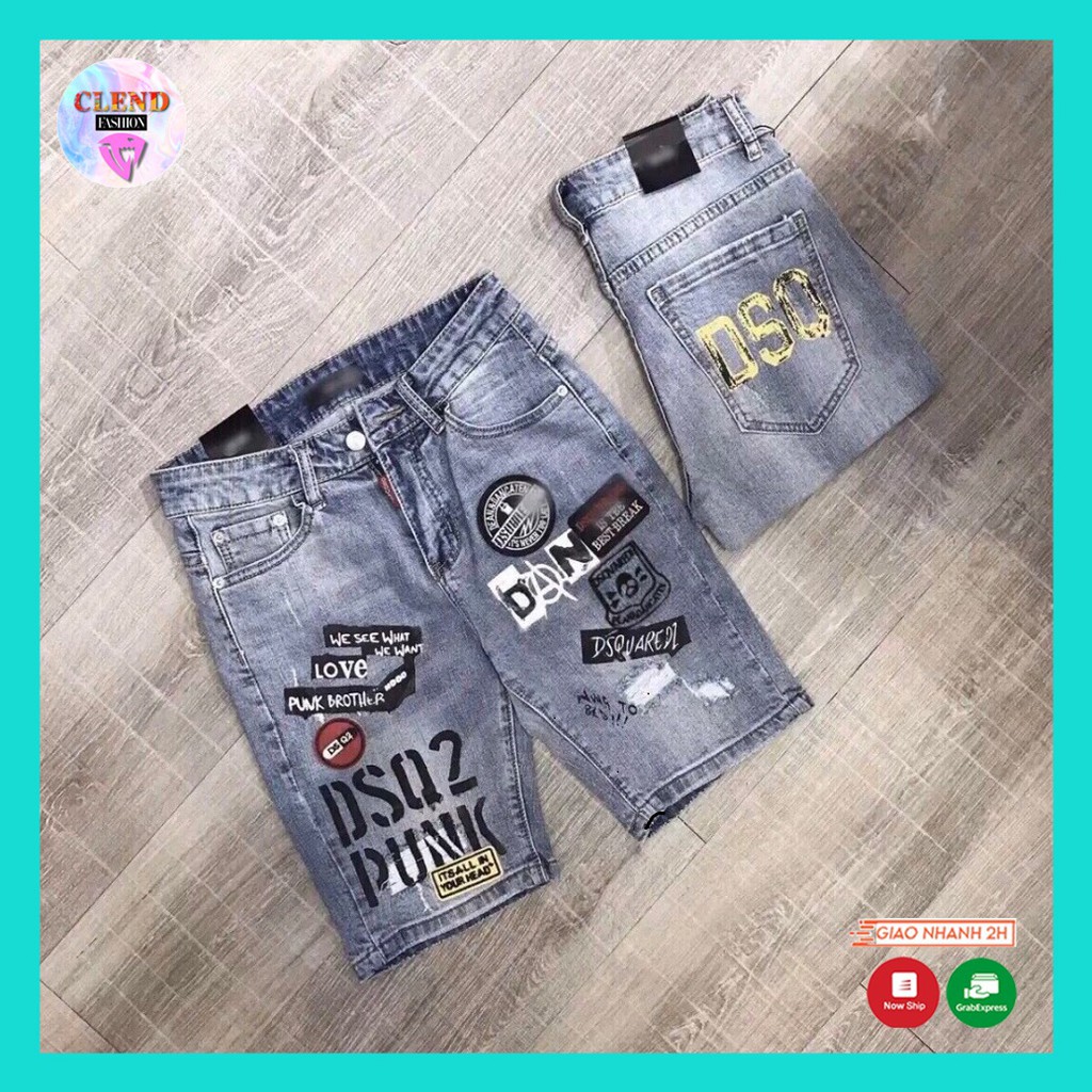 Quần Short , Quần Sọt Jean Nam Clend Fashion Chất Liệu Demin Co giãn Thoáng Mát Thời Trang Cao Cấp QE30