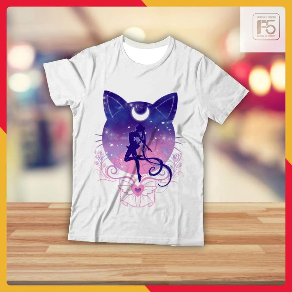 Thủy Thủ Mặt Trăng Sailor Moon - Áo phông F5 phong cách Nhật bản - Áo thun thời trang rẻ đẹp . '
