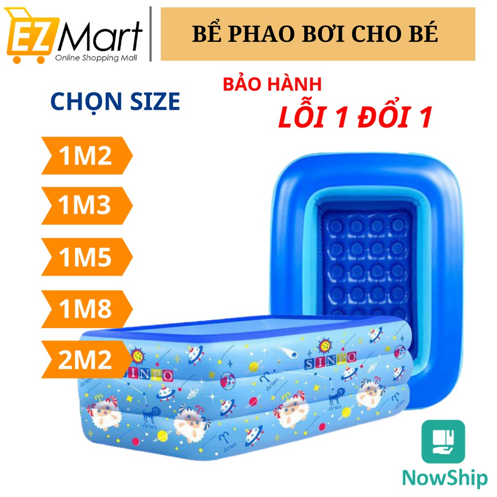 Bể Bơi Phao 3 Tầng Cho Bé, Hàng Loại 1 Có Đáy Chống Trượt, An Toàn Khi Sử Dụng Bảo...
