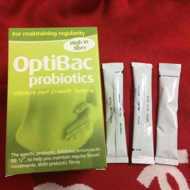 Men Optibac trị táo bón 30 gói