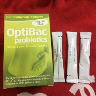 Men Optibac trị táo bón 30 gói
