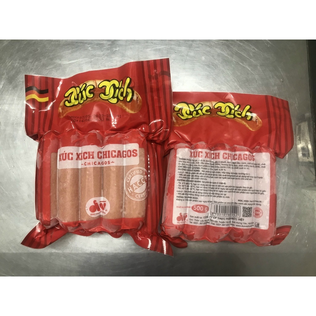 10 Cái Xúc Xích Đức Việt Chicago - 4Muafood - Thực Phẩm 4 Mùa