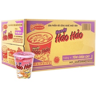 Hảo hảo handy tôm chua cay 24ly* 67gr
