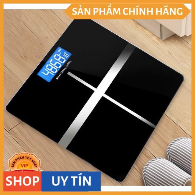 Cân sức khỏe gia đình xịn - Cân điện tử có thể sạc được (Ko cần mua pin) - Bền đẹp, độ chính xác cao MÀU ĐEN