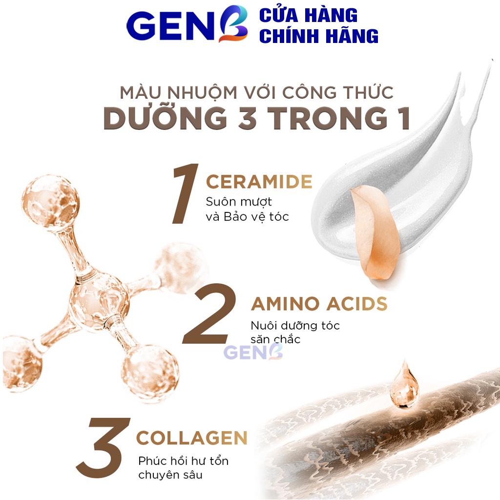 Thuốc Nhuộm Tóc Tại Nhà Loreal CHÍNH HÃNG Đủ Mẫu 6.11 Xám Khói,Tím Trà,Nâu Ánh Tím, Nâu Đồng Cam, Nâu LạnhGenb