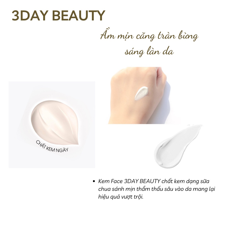 Kem chống nắng dưỡng trắng V9Queen, bảo vệ da ban ngày 3Day Beauty 10g