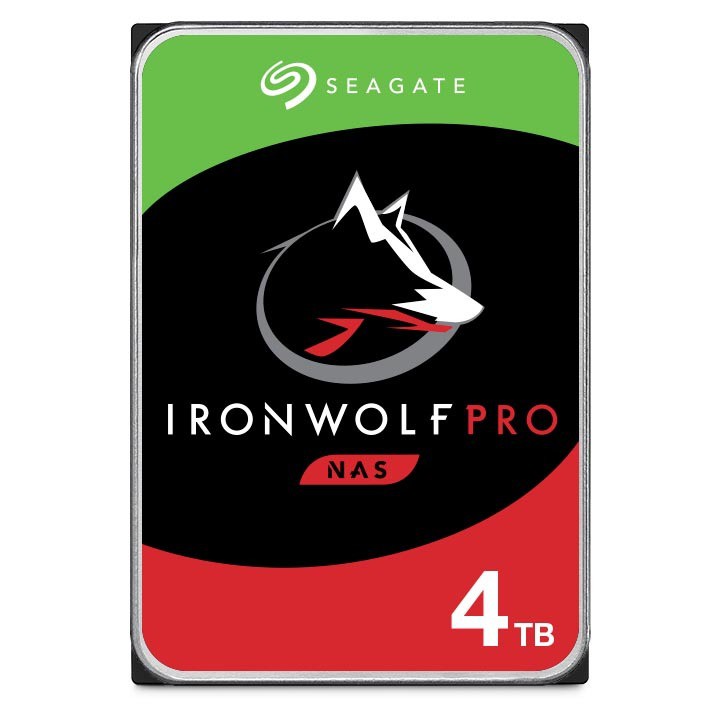 Ổ cứng HDD 3.5" NAS SEAGATE Ironwolf Pro 4TB SATA 7200RPM_ST4000NE001 | BigBuy360 - bigbuy360.vn