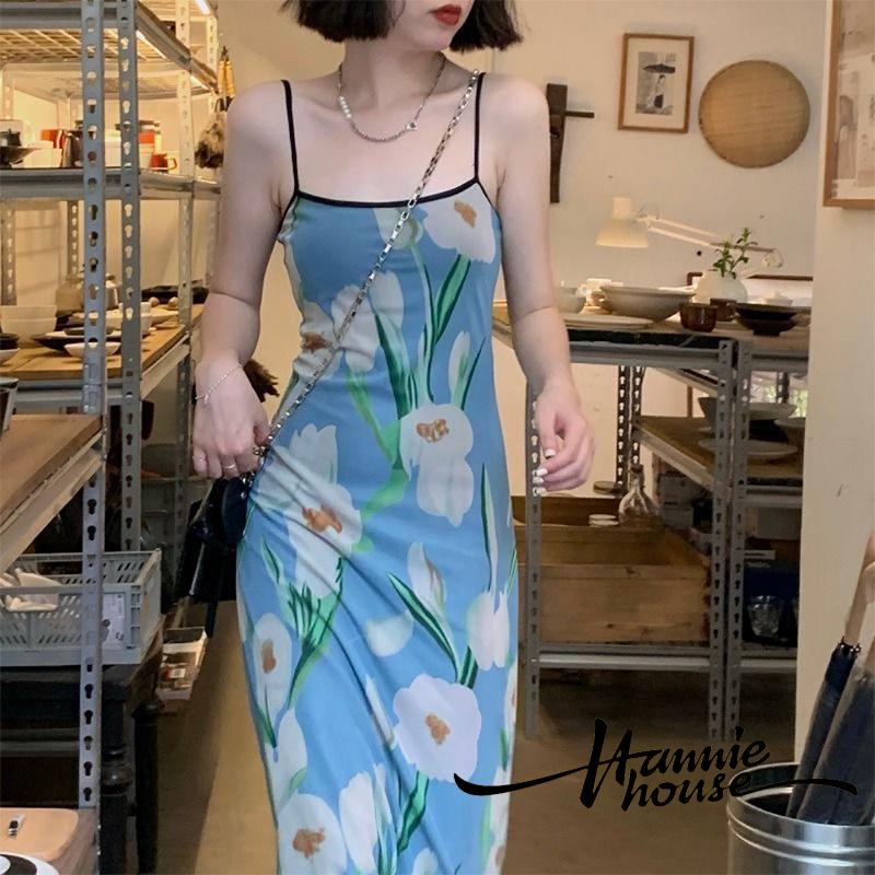 Đầm Ôm Dáng Cổ Vuông In Họa Tiết Hoa Thời Trang Cho Nữ