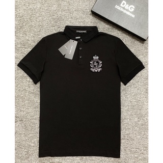 D0LCE&GABBA Áo tay ngắn chất liệu cotton nguyên chất thêu logo 2020 năng động trẻ trung