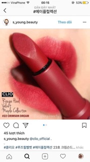 Son thỏi lì Clio