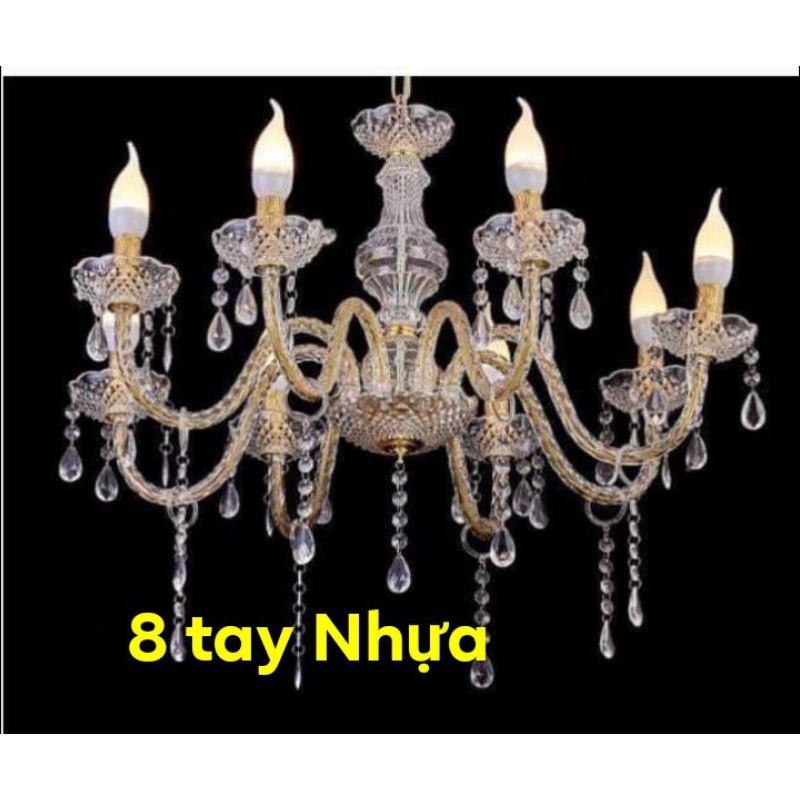 Đèn Chùm treo Trần 12 tay 2 tầng, Đèn Trang Trí Studio