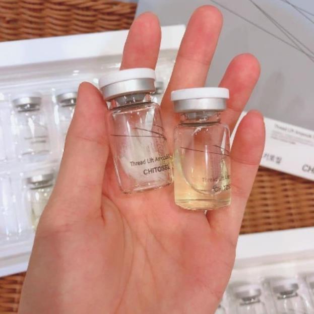 Tách set 2 lọ cấy chỉ tơ tằm Chitossil Hàn Quốc căng bóng da