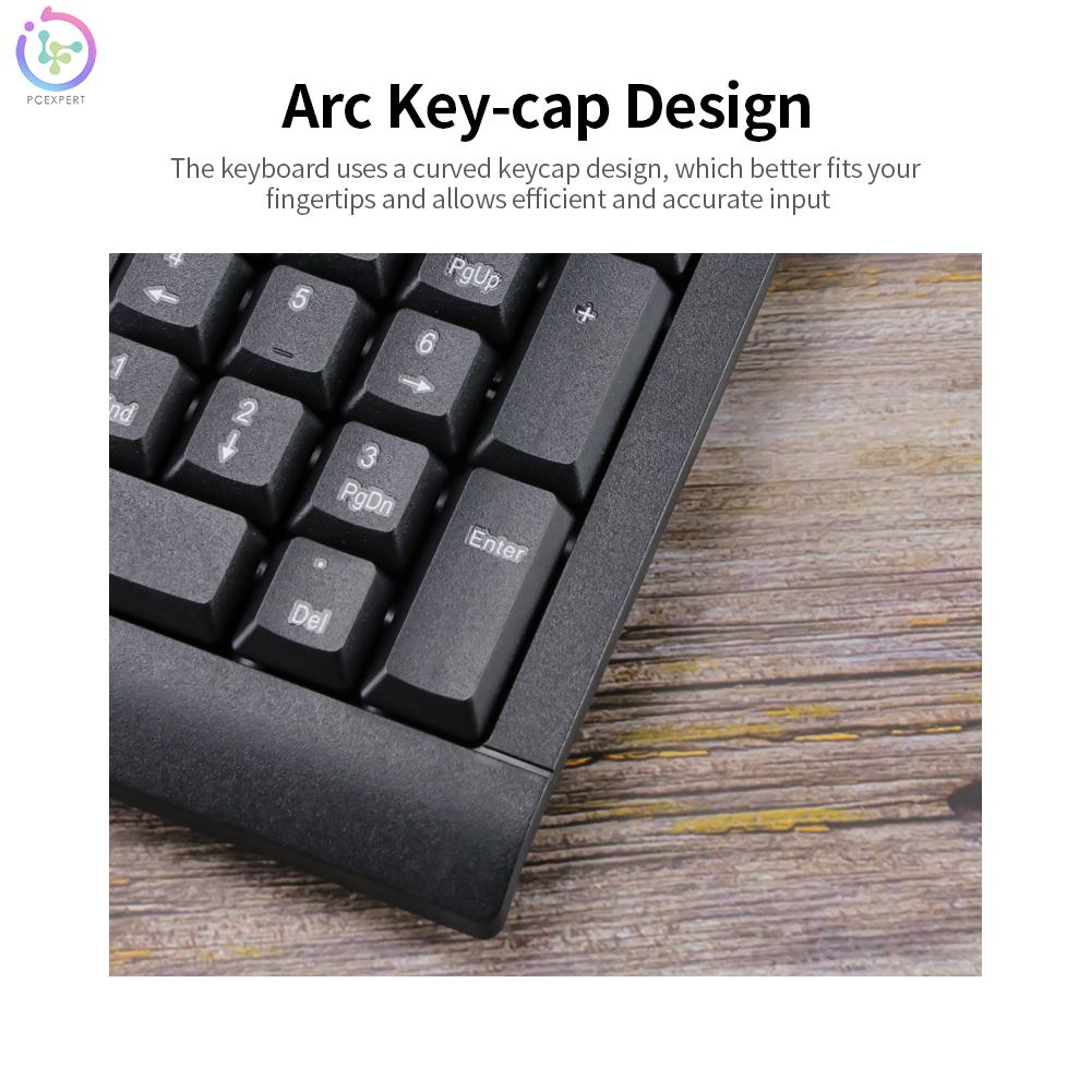 Combo Bàn Phím + Chuột U-766 106 Có Dây 1200dpi Đen | BigBuy360 - bigbuy360.vn