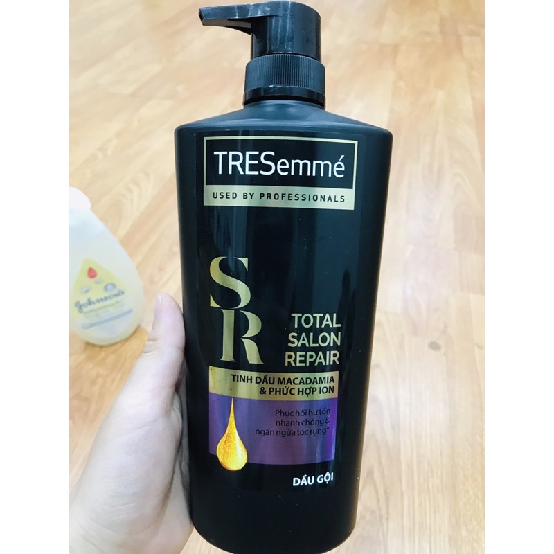 Dầu gội Tresemme total salon repair tinh dầu Macadamia phức hợp ion 650g