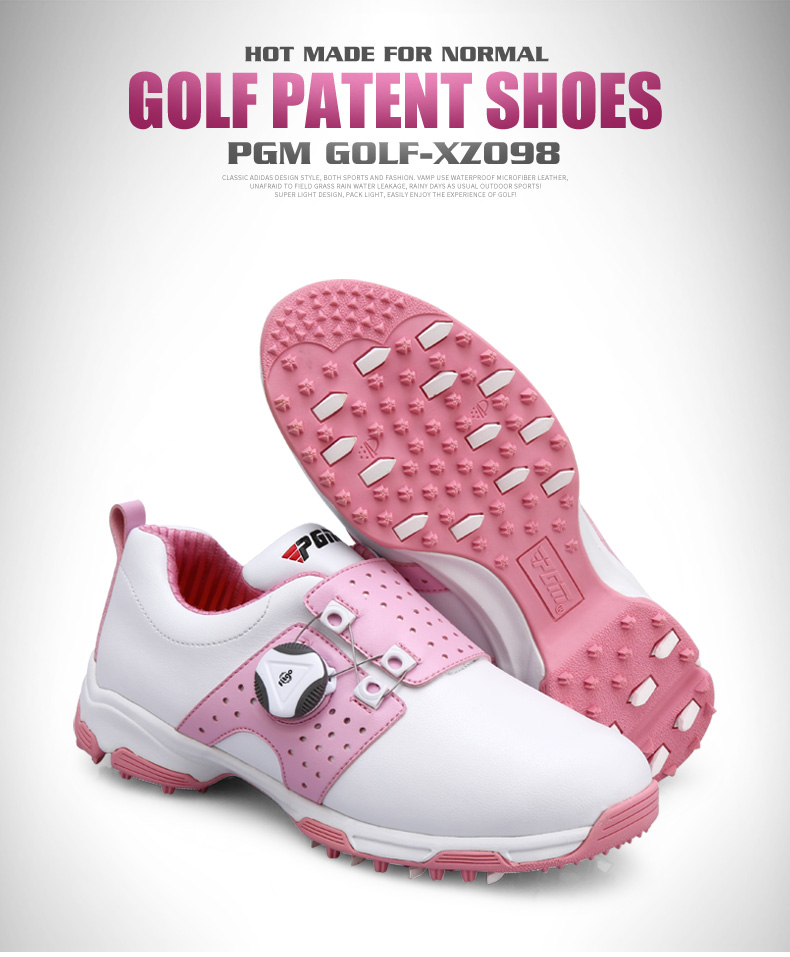 GIÀY GOLF NỮ PGM XZ098 Women Microfibre Golf Shoes