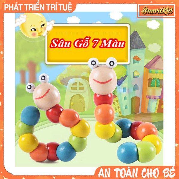 Sâu Gỗ 7 Màu Đáng Yêu Cho Bé