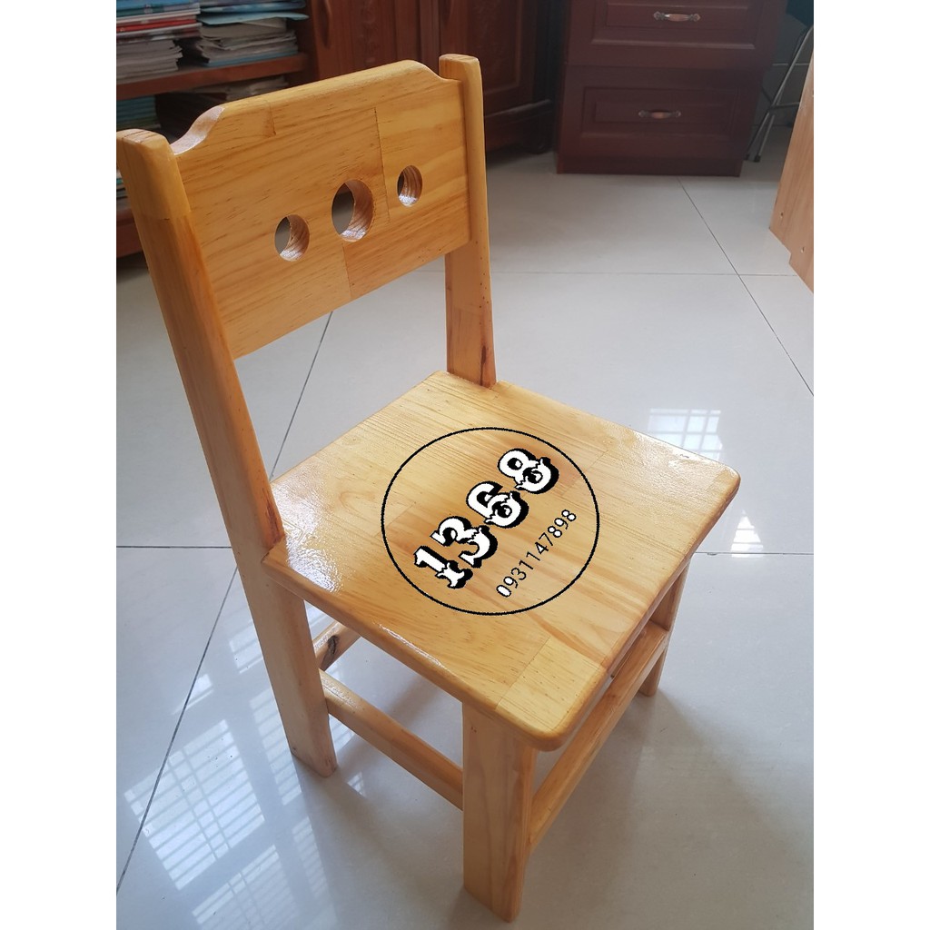 Ghế Gỗ Mầm Non 3 - 6 Tuổi