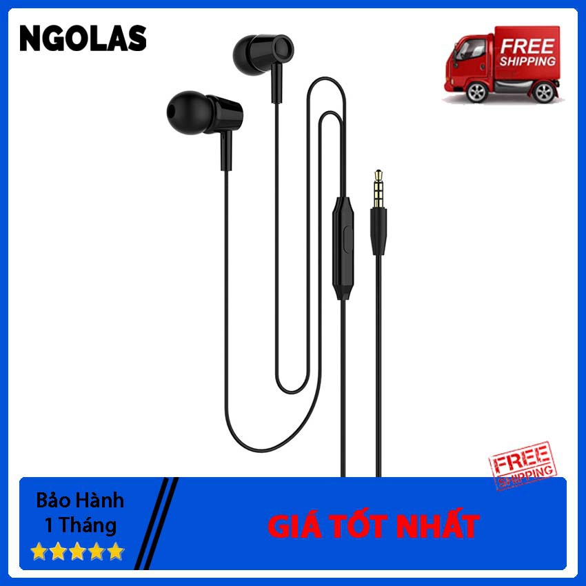 Tai Nghe Nhét Tai Siêu Trầm Nghe Nhạc - LIDE3680 - Ngolas