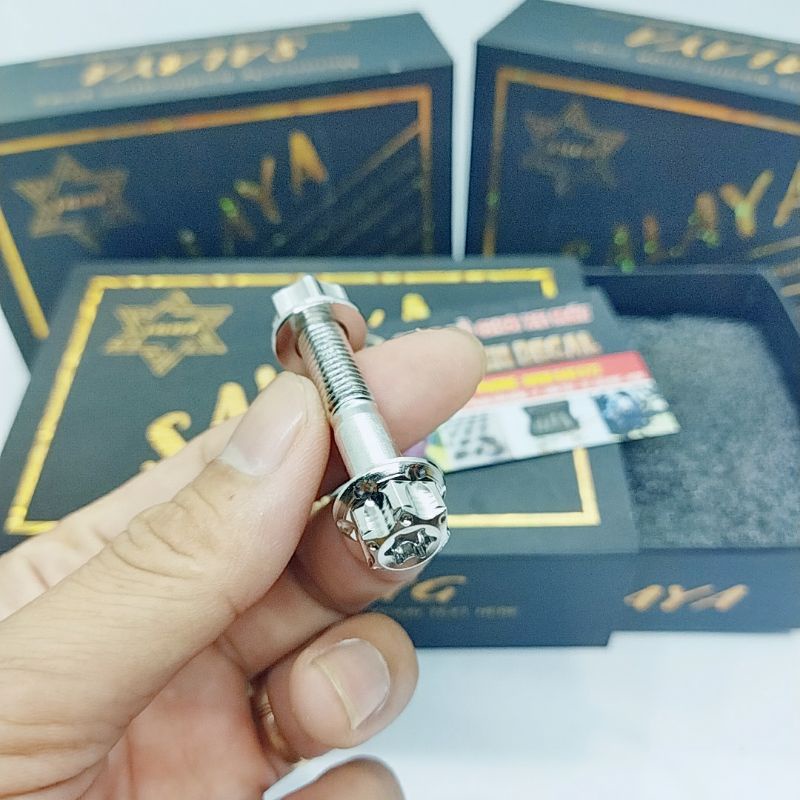 Ốc treo pô ex winner INOX 304 kèm tán salaya