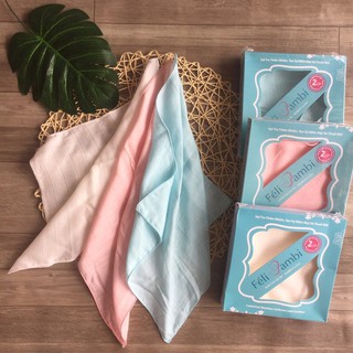 khăn sữa sợi tre feli bambi siêu mềm hộp 10 cái size 30cm*30cm