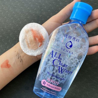 Nước tẩy trang làm sạch sâu và ngăn ngừa các tác nhân gây mụn SENKA A.L.L. CLEAR WATER Micellar Formula White 230ml