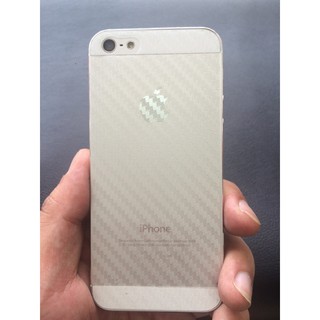 Miếng dán lưng vân carbon iPhone 5/5S