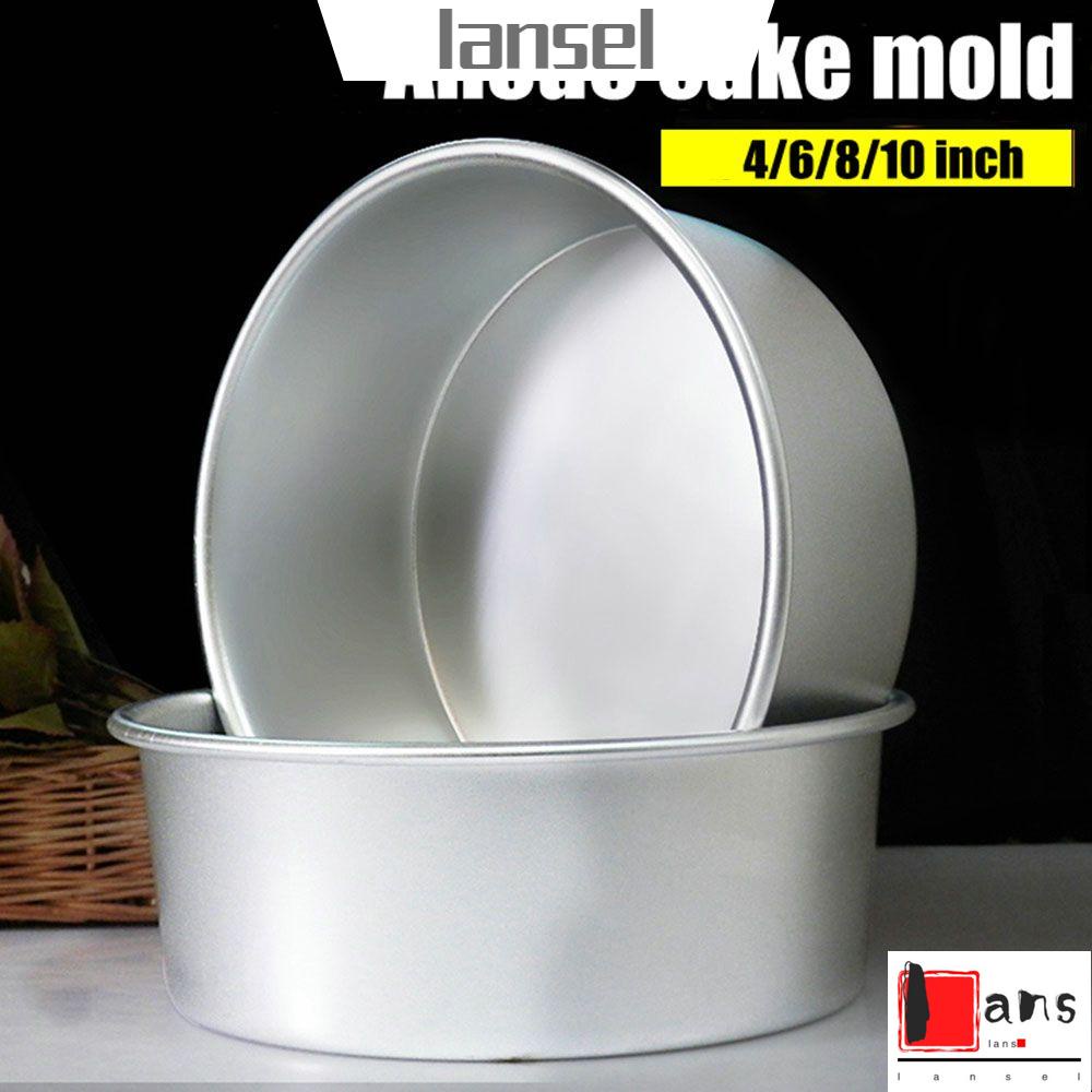 Khuôn Làm Bánh Hình Tròn Bằng Hợp Kim Nhôm 4/6/8/10inch DIY