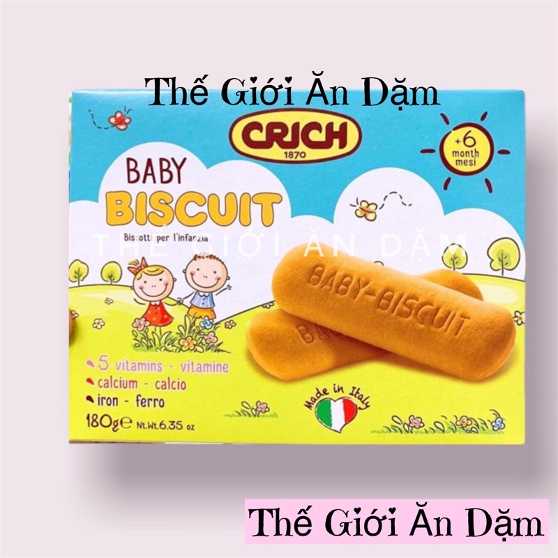 Bánh Ăn Dặm Baby Biscuite CRICH 6m+