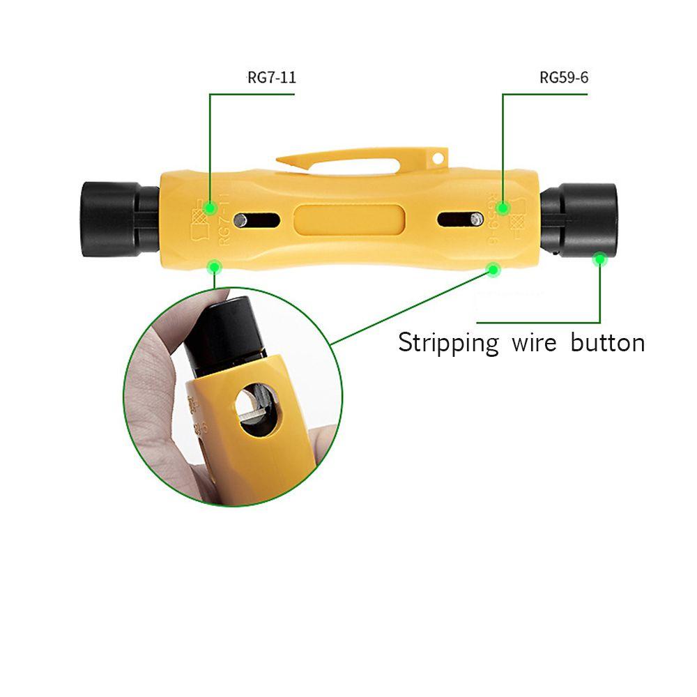 YOLA Kìm Cắt Dây Cáp Đồng Trục Chất Lượng Cao Cho RG59 RG11 RG7 RG6