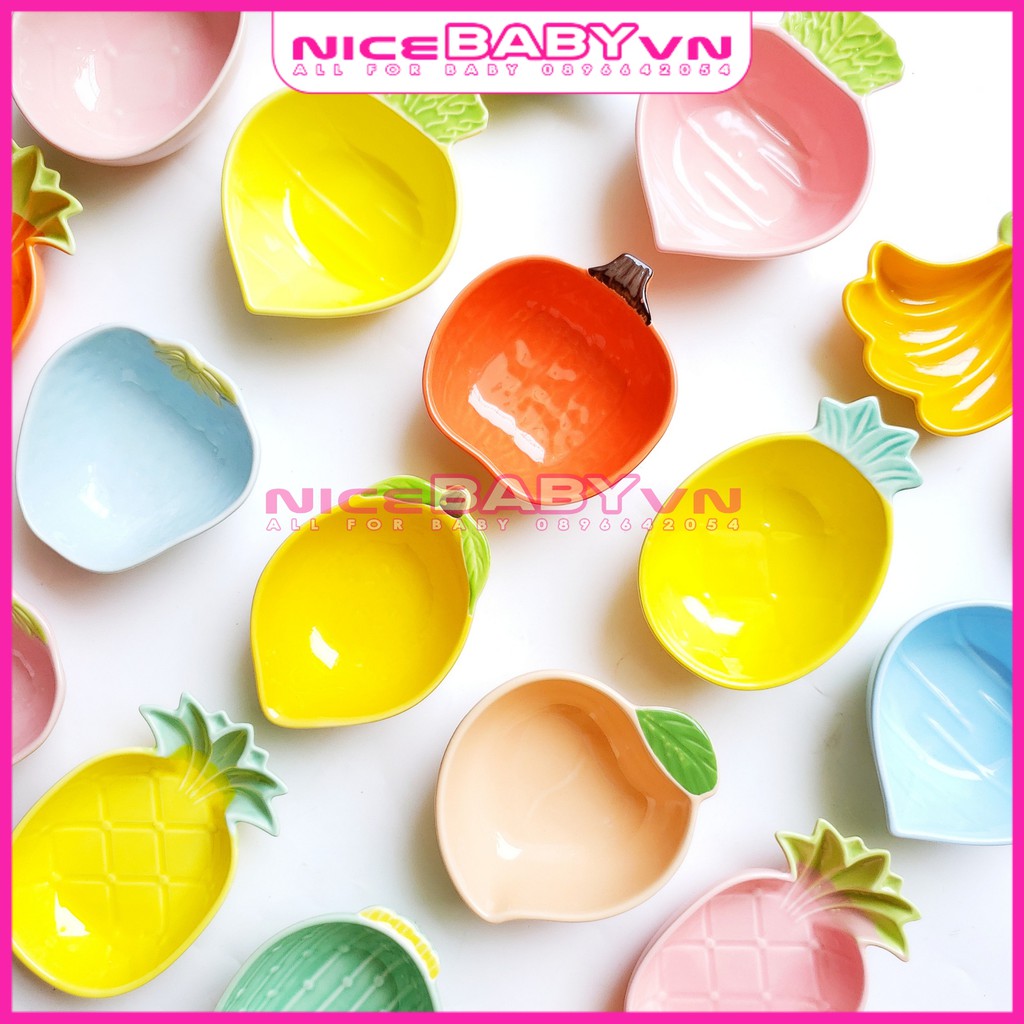 Bát Ăn Dặm Gốm Sứ kiểu Nhật Nhiều Hình Sinh Động Chén Ăn Dặm Giúp Bé Ăn Ngon NiceBabyVn Link 1