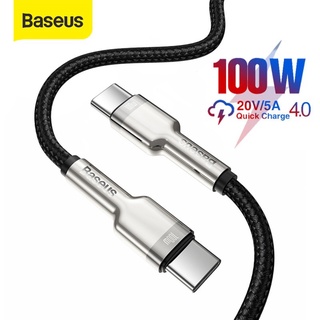 Cáp baseus sạc nhanh chuyển đổi usb c sang type c qc 4.0 pd 100w cho macbook pro xiaomi redmi note 8 pro samsung s20