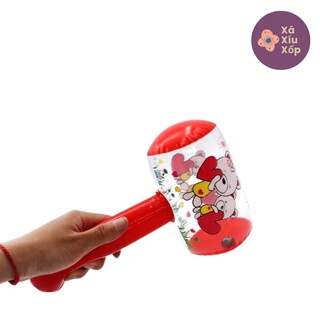 bóng phao hình cây búa có lục lạc vui nhộn cho bé