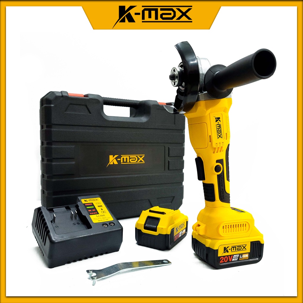 Máy mài pin K-Max 20v K-68XG chân pin MAKITA - Động cơ không chổi than, hàng chính hãng bảo hành 6 tháng