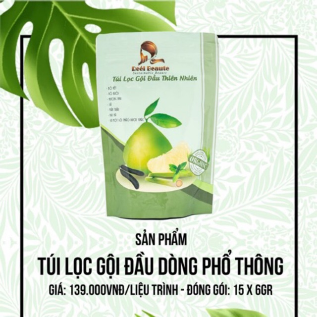 TÚI GỘI ĐẦU PHỔ THÔNG RÉEL BEAUTE