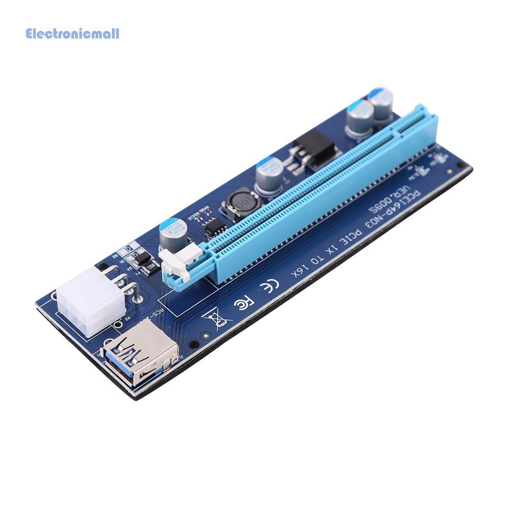 ElectronicMall01 M.2 M2 NGFF to PCI Express X16 Adapter GPU Riser for BTC Bitcoin Ethereum Mining