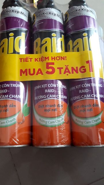 RAID- Vòi xịt kép mới chai 600ml