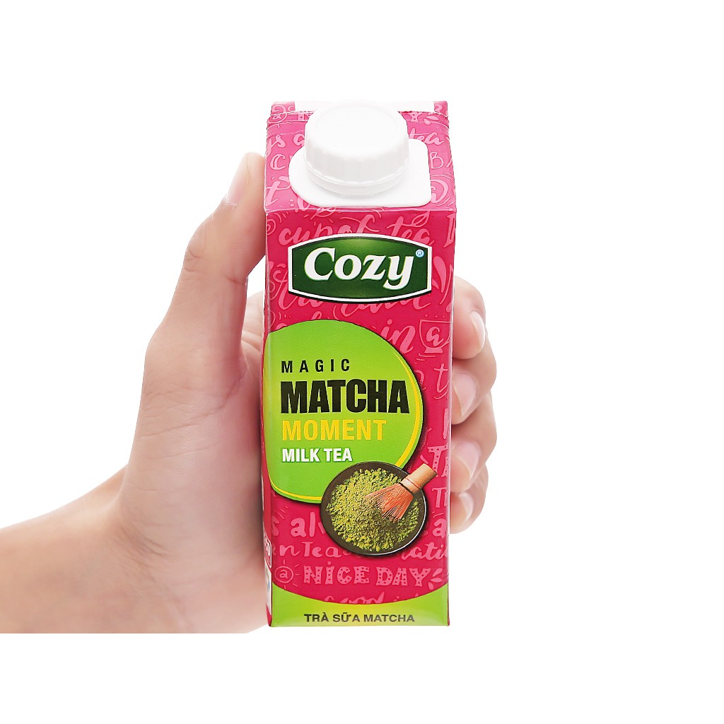 [Đủ vị] Trà Cozy Đào Cam Sả/ Trà Tắc Mật Ong/ Trà Vải/ Trà Sữa Matcha/ Trà Sữa Đào hộp 225ml