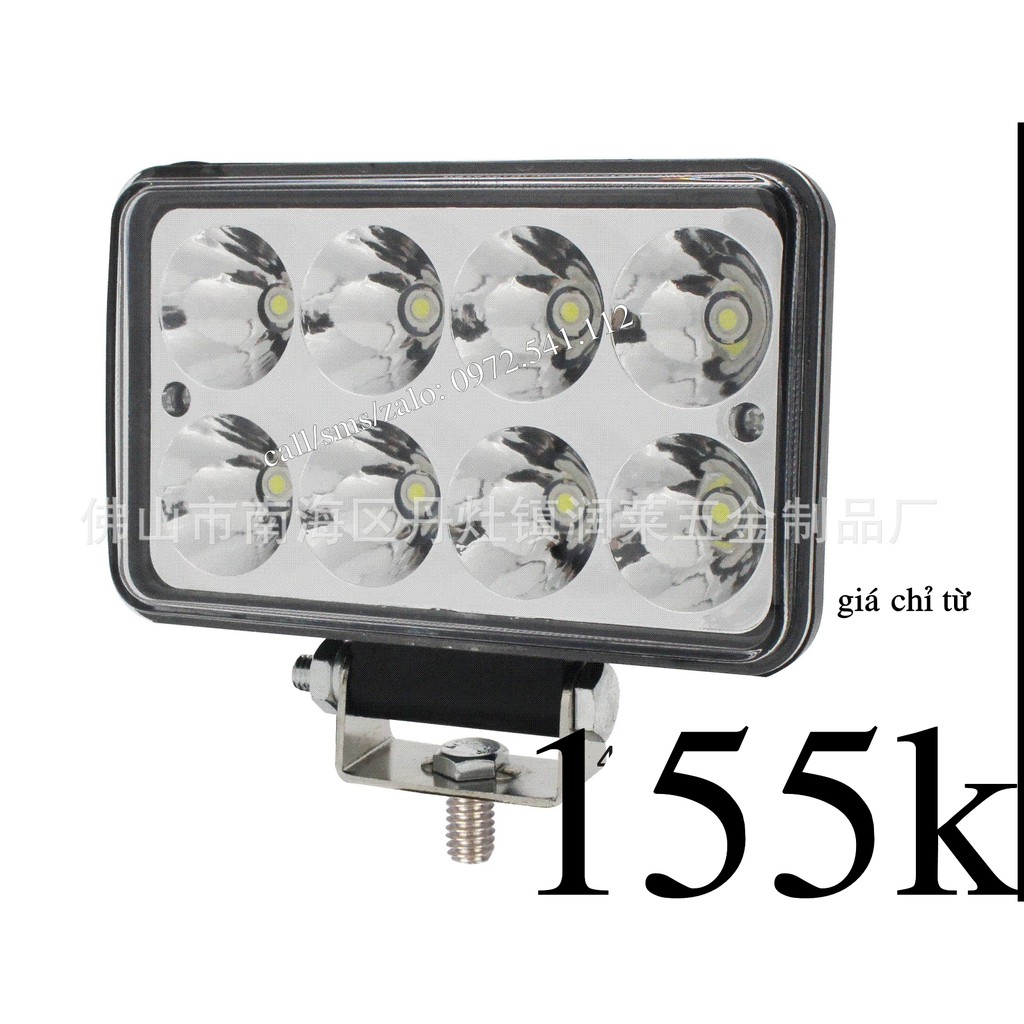 Đèn trợ sáng 8 LED Runlai, giá chỉ từ 155k/cái !