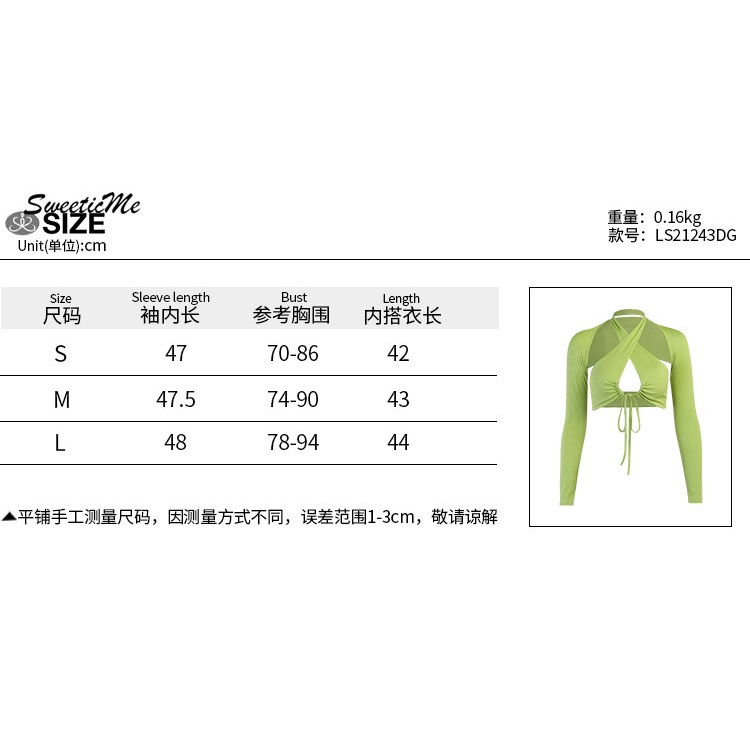 Áo kiểu hai mảnh dạng chéo rỗng phong cách gợi cảm cho nữ 2021 | BigBuy360 - bigbuy360.vn