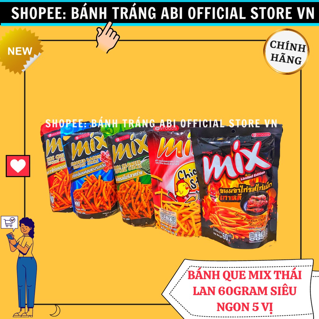 Mã groxuan1 giảm 8% đơn 150k tăm cay mix bánh snack que cọng nhập khẩu - ảnh sản phẩm 7