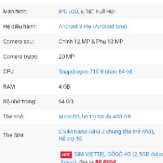 Điện Thoại Nokia X7 64GB Ram 4GB (2018)
